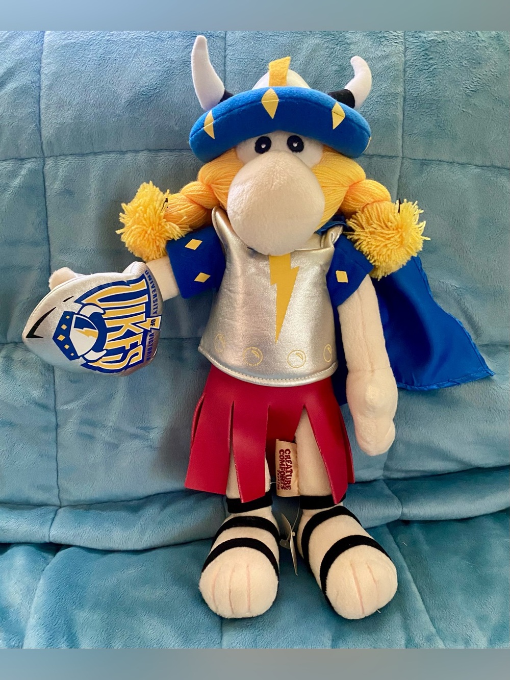 Vikings Plush Viking Doll - Blue, Yellow, Red